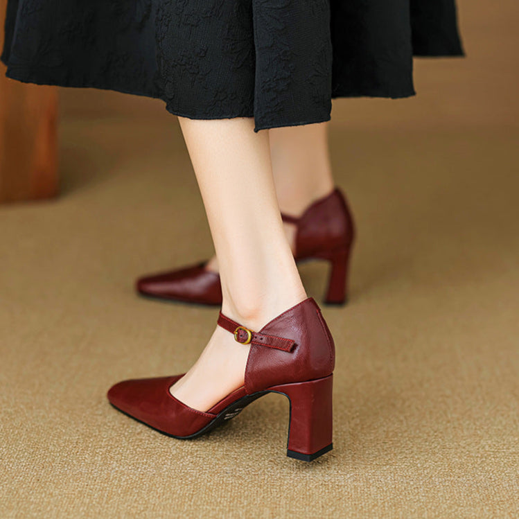 Anna-Berg | Genuine Leather Heels