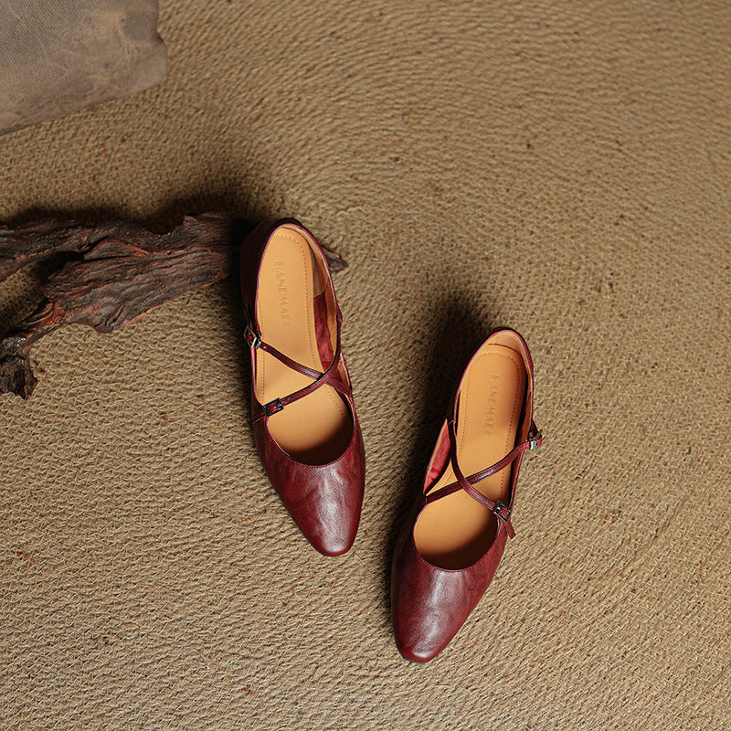 Anna-Berg | Genuine Leather Flats