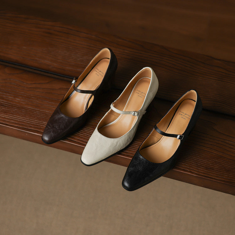 Anna-Berg | Genuine Leather Heels