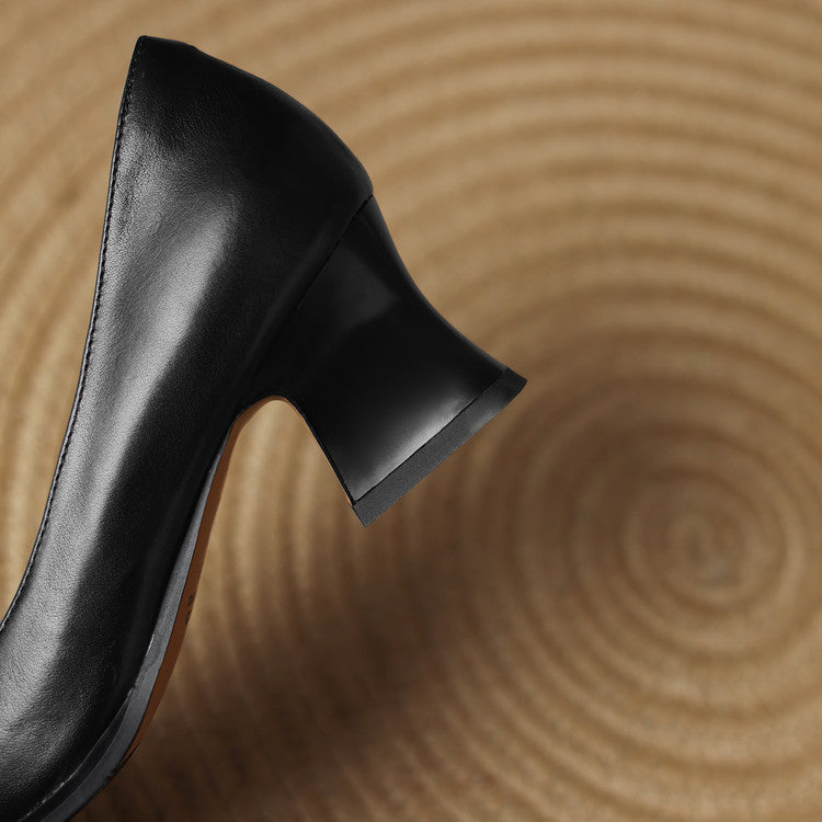 Anna-Berg | Genuine Leather Heels