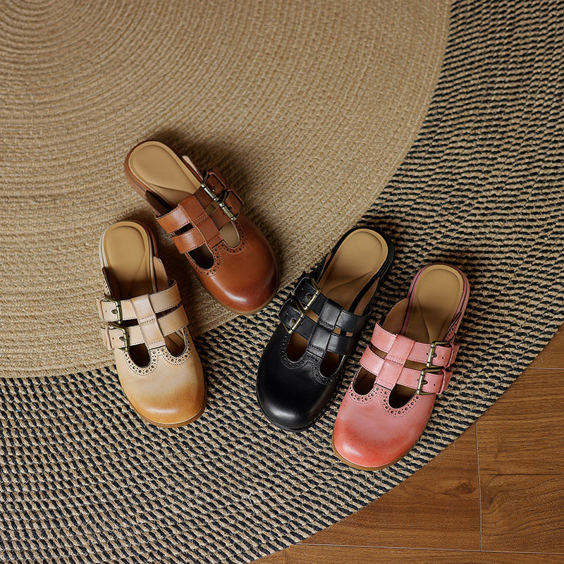 Anna-Berg | Leather Mules