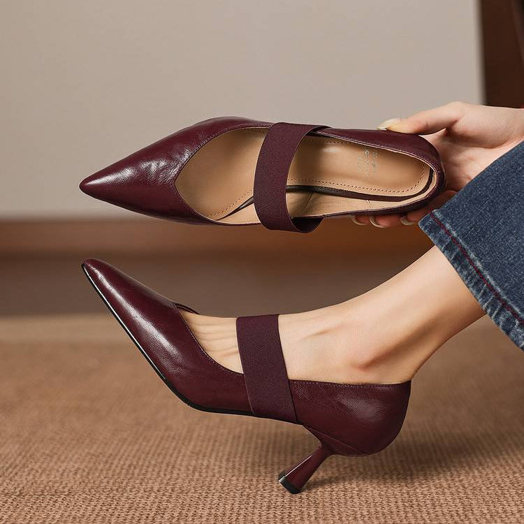 Anna-Berg | Genuine Leather Heels