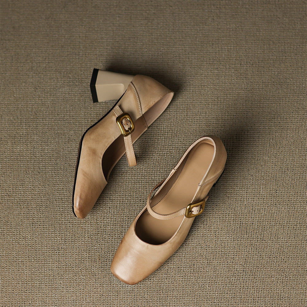Anna-Berg | Genuine Leather Heels