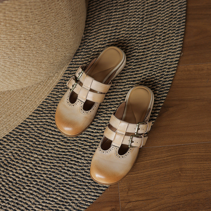 Anna-Berg | Leather Mules