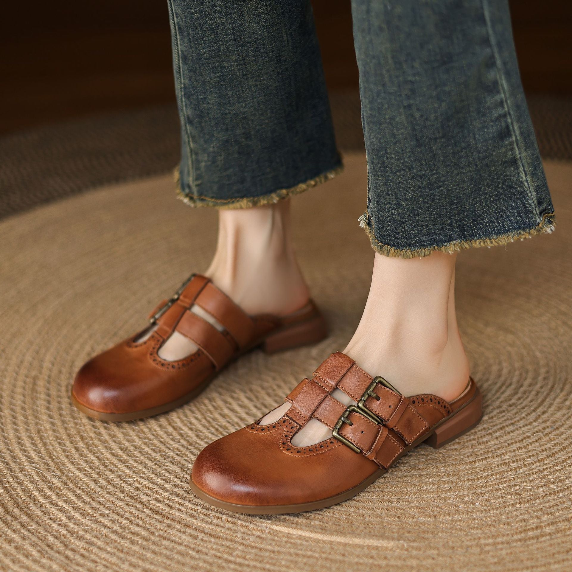 Anna-Berg | Leather Mules