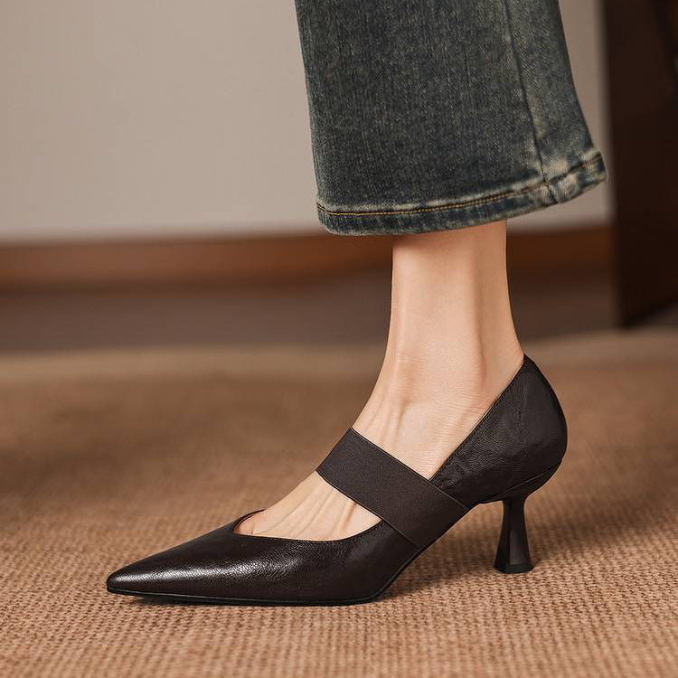 Anna-Berg | Genuine Leather Heels
