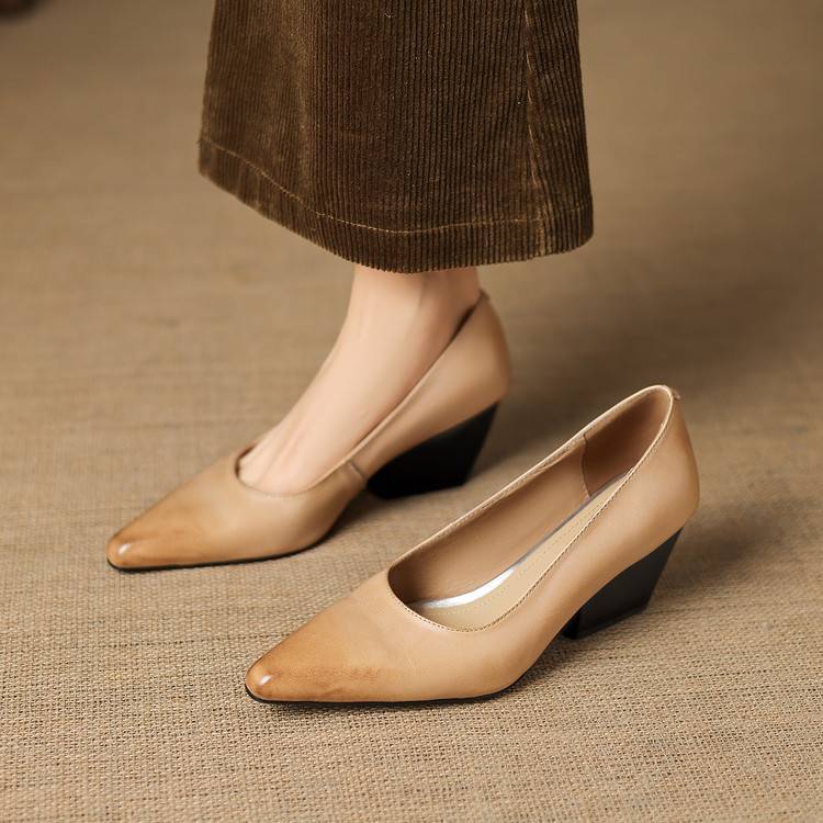 Anna-Berg | Genuine Leather Heels