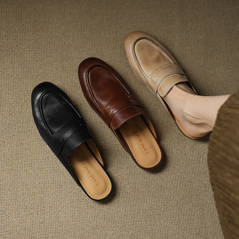 Anna-Berg | Genuine Leather Mules