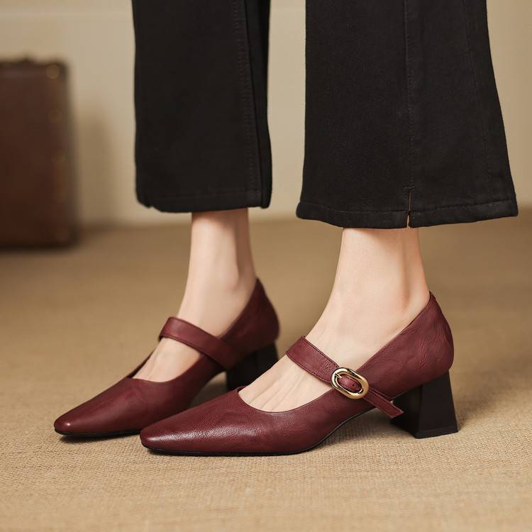 Anna-Berg | Genuine Leather Heels
