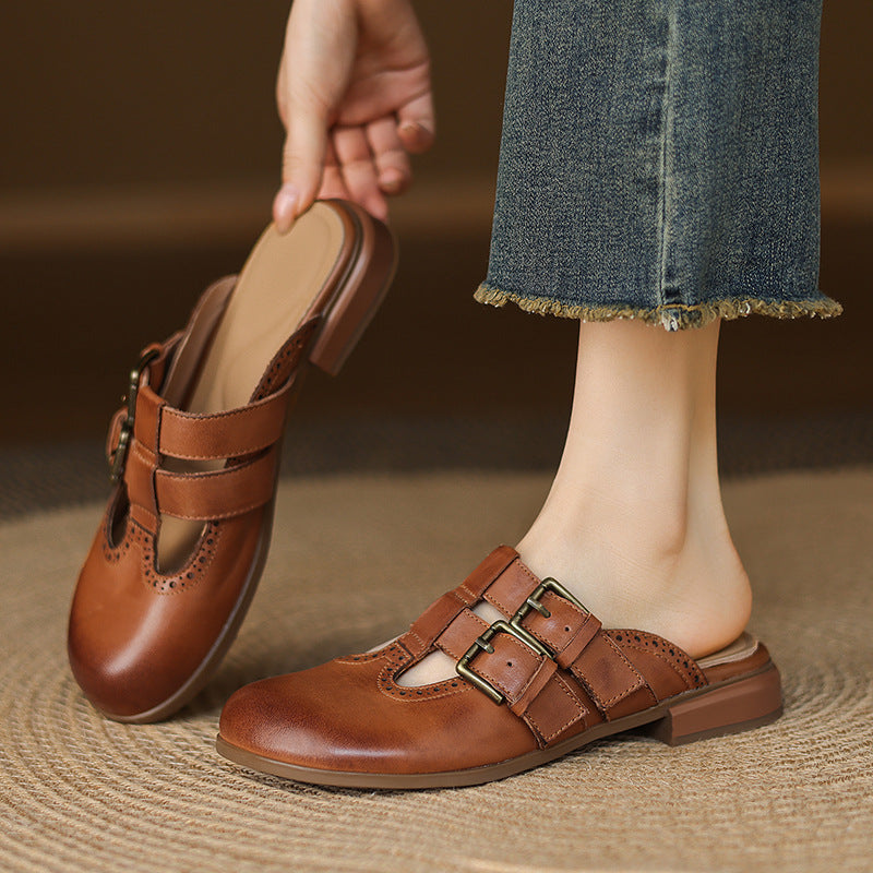 Anna-Berg | Leather Mules