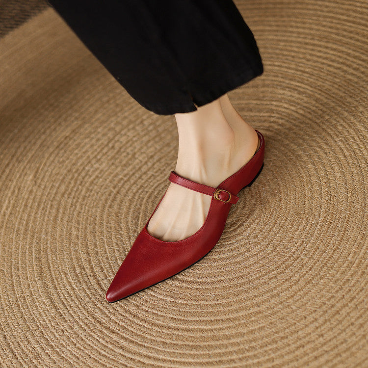 Anna-Berg | Genuine Leather Mules