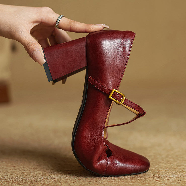 Anna-Berg | Genuine Leather Heels