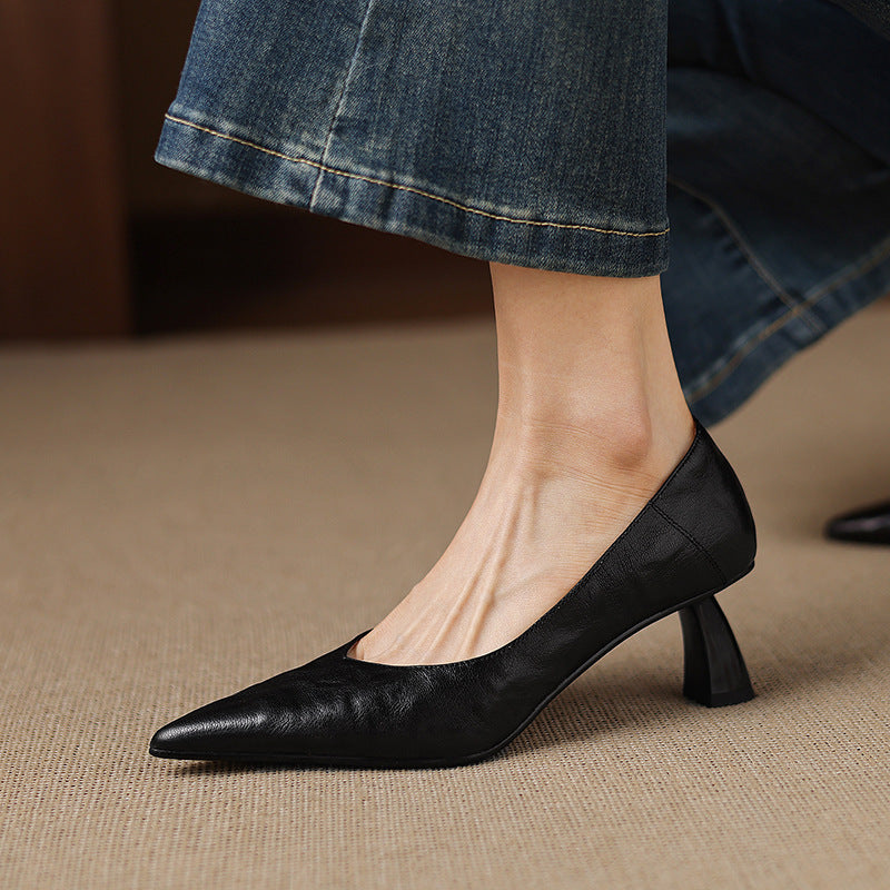 Anna-Berg | Genuine Leather Heels