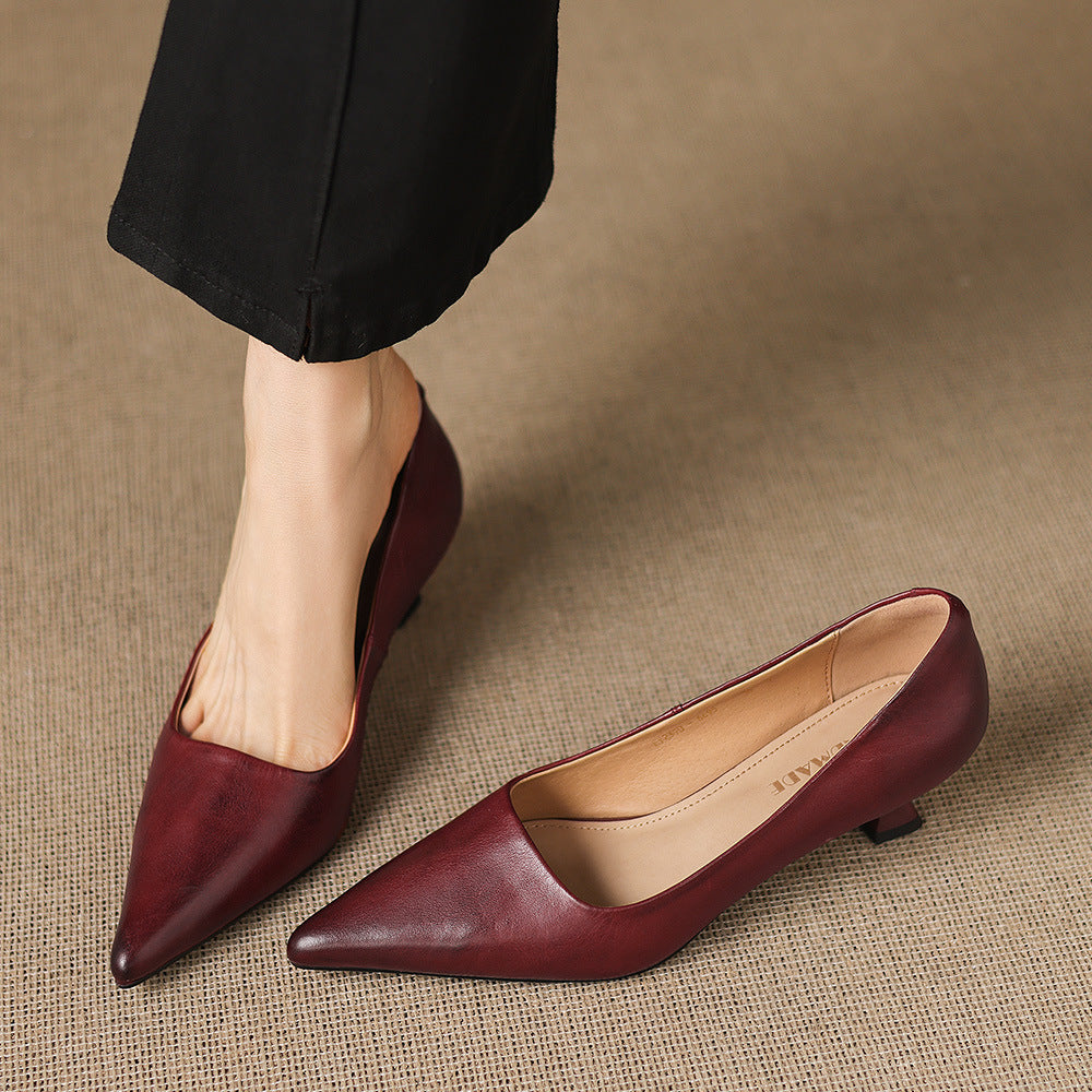 Anna-Berg | Genuine Leather Heels