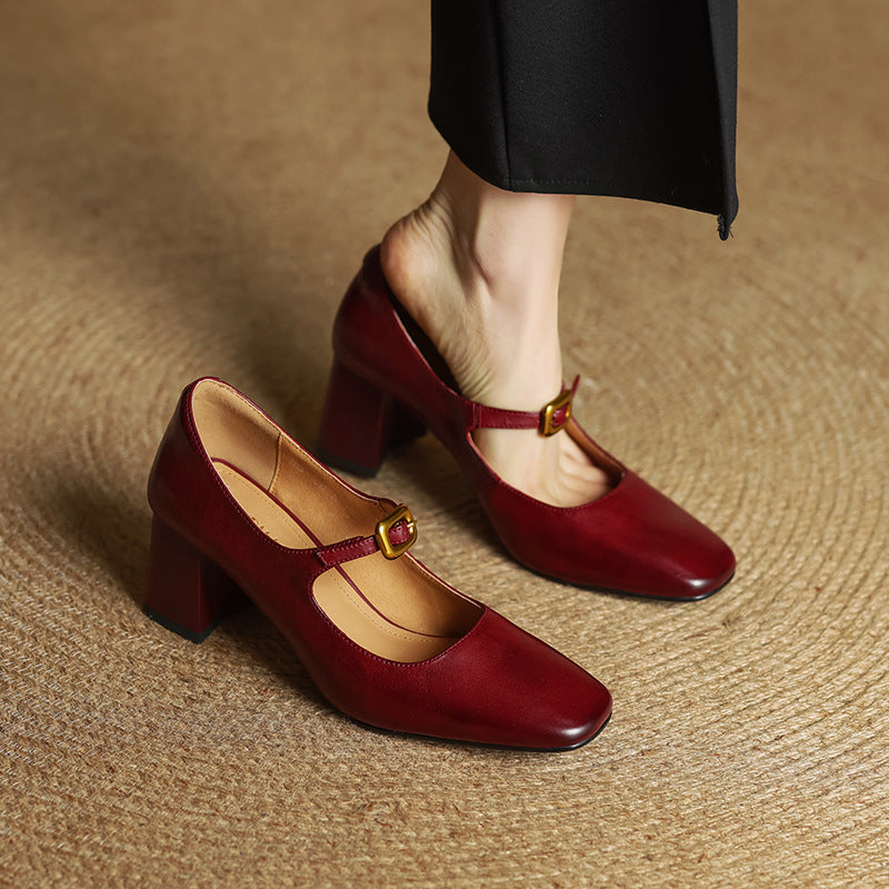 Anna-Berg | Genuine Leather Heels