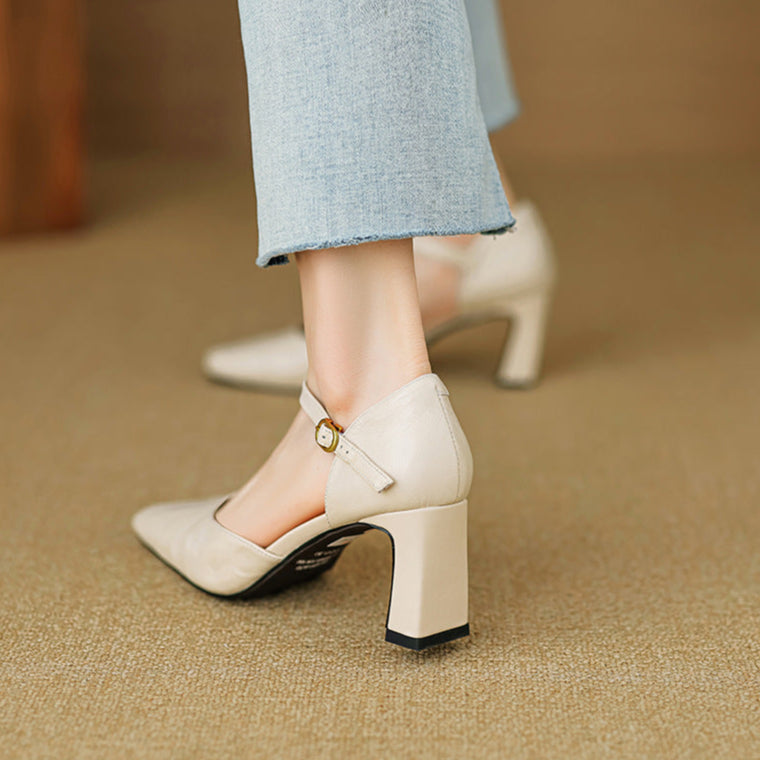 Anna-Berg | Genuine Leather Heels