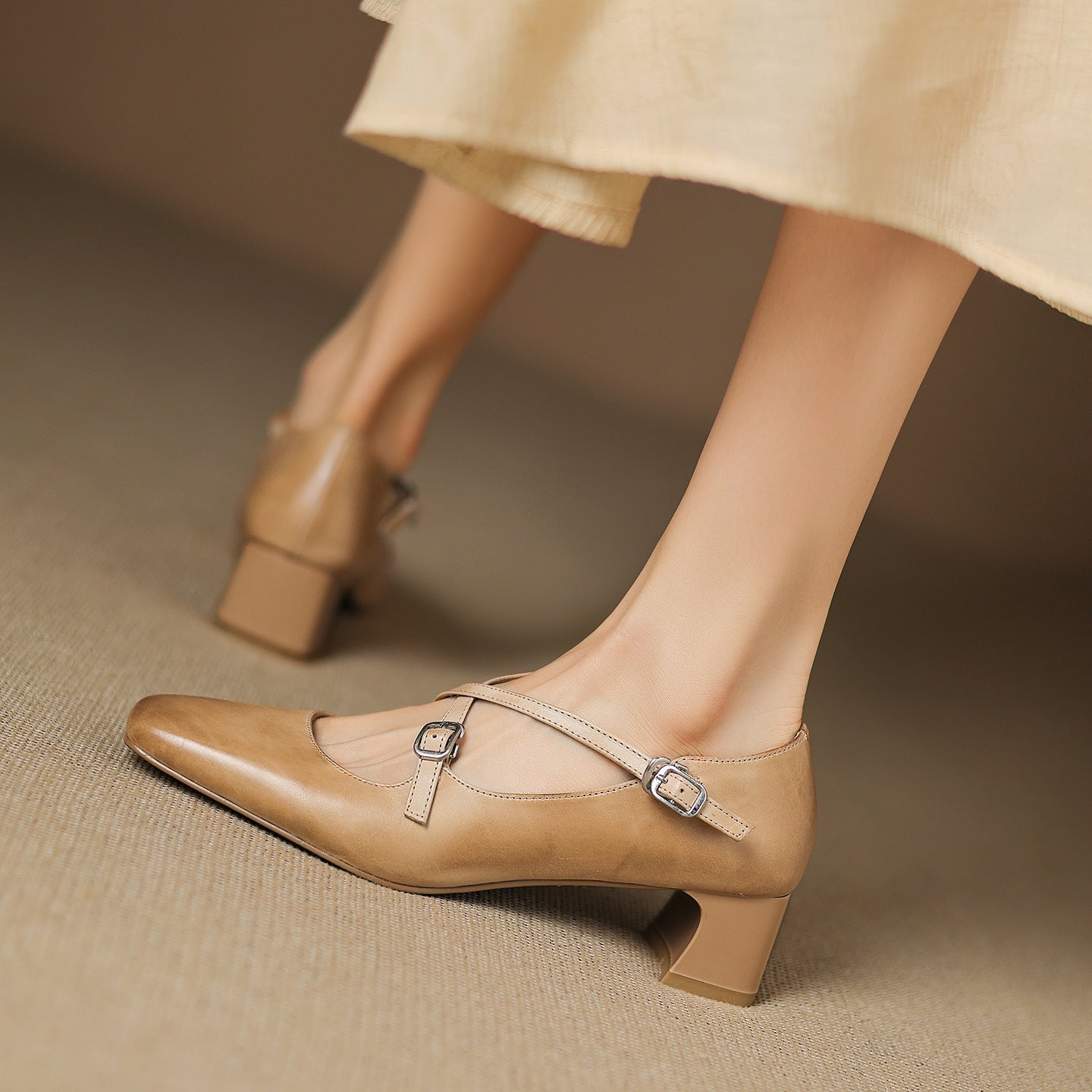 Anna-Berg | Genuine Leather Heels