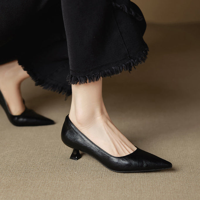 Anna-Berg | Genuine Leather Heels