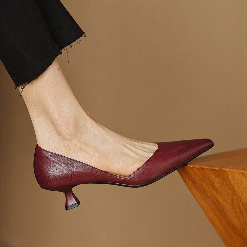 Anna-Berg | Genuine Leather Heels