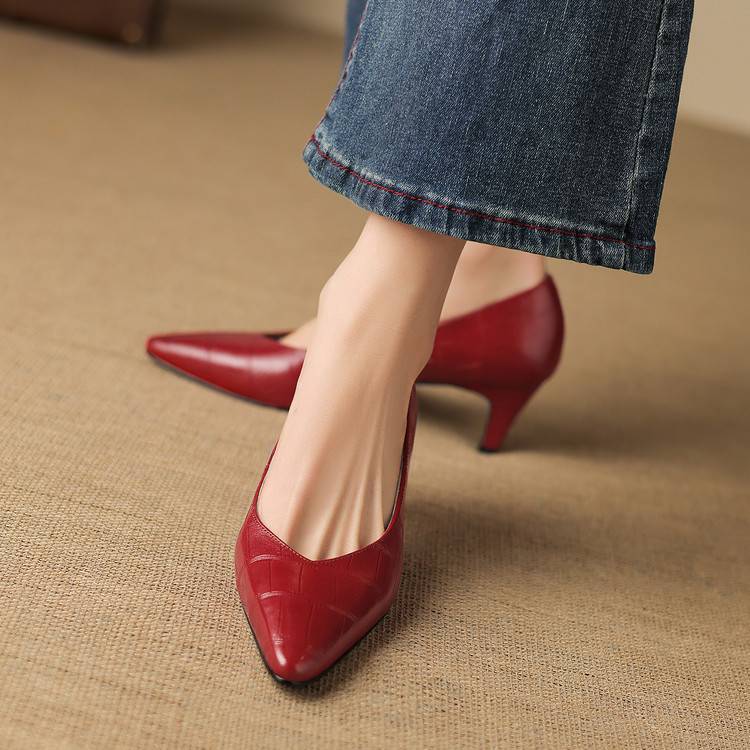 Anna-Berg | Genuine Leather Heels