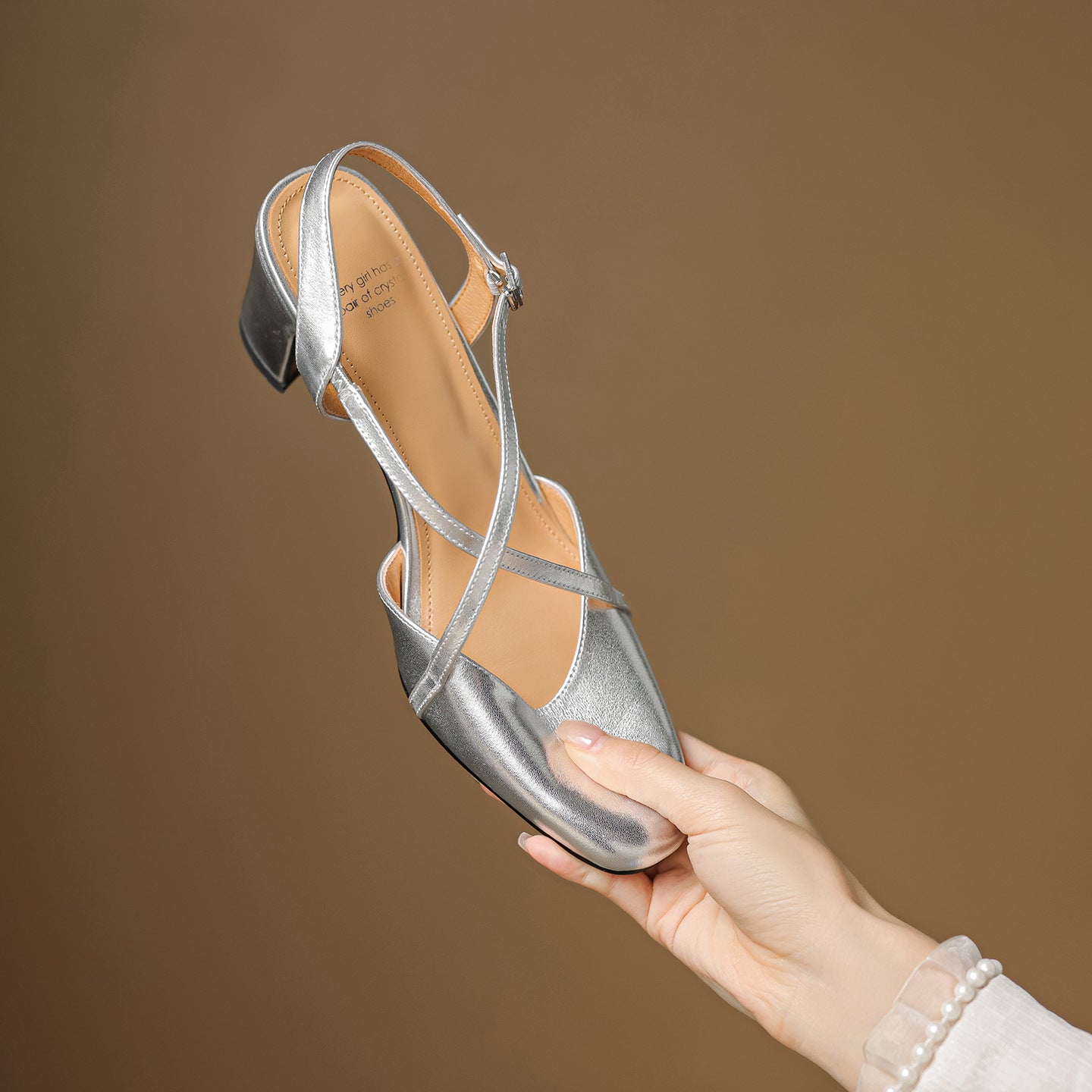 Anna-Berg | Leather Slingback Heels