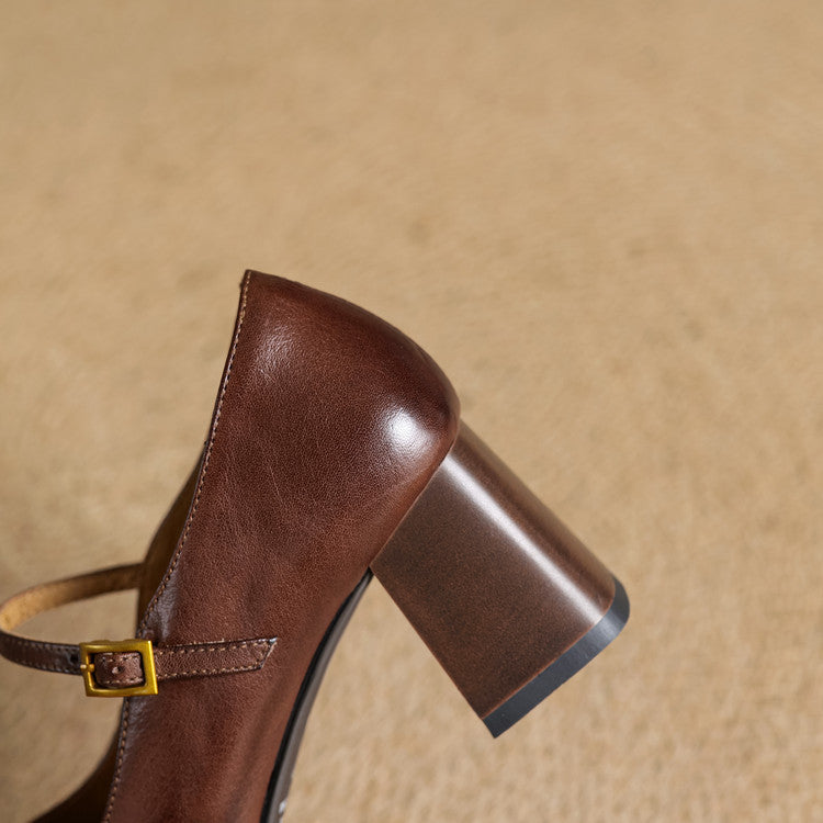 Anna-Berg | Genuine Leather Heels
