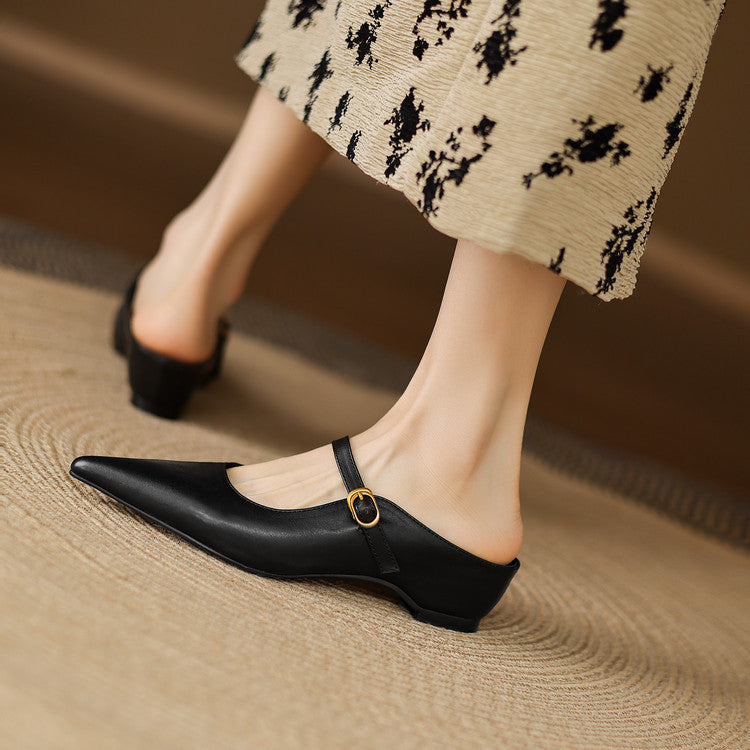 Anna-Berg | Genuine Leather Mules