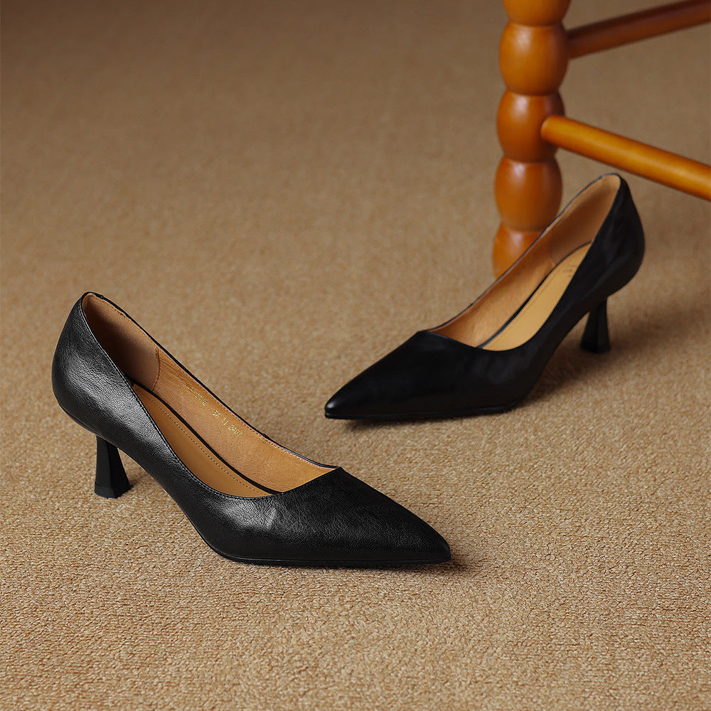 Anna-Berg | Genuine Leather Heels