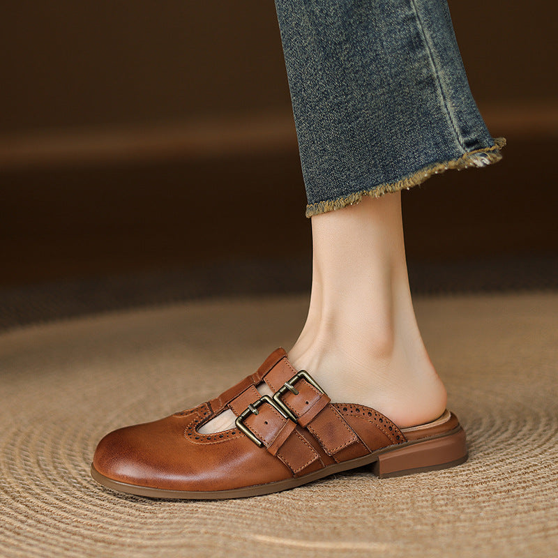 Anna-Berg | Leather Mules