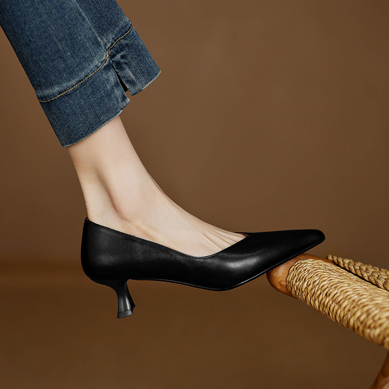 Anna-Berg | Genuine Leather Heels