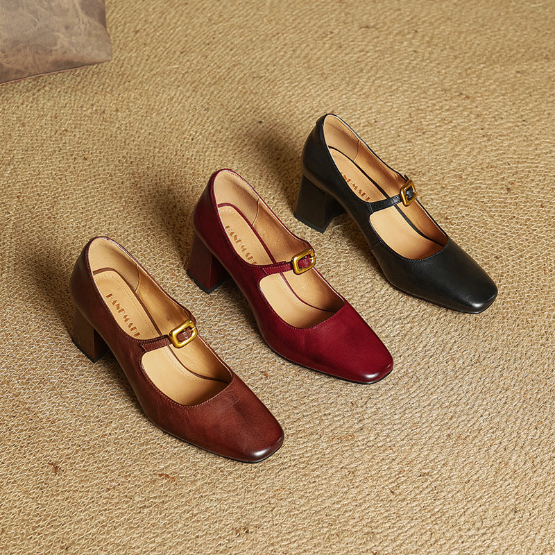 Anna-Berg | Genuine Leather Heels