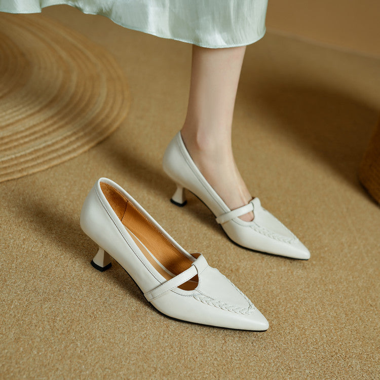 Anna-Berg | Genuine Leather Heels