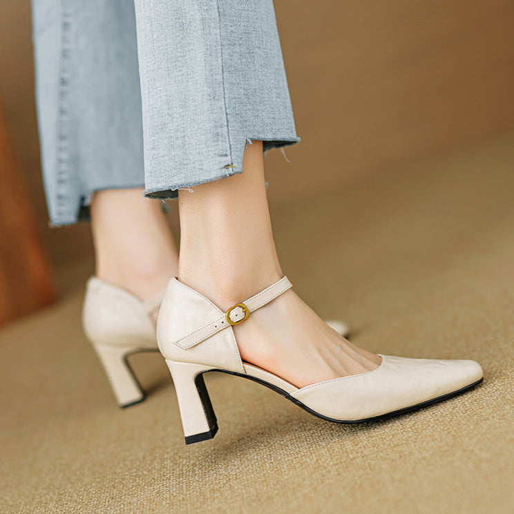 Anna-Berg | Genuine Leather Heels