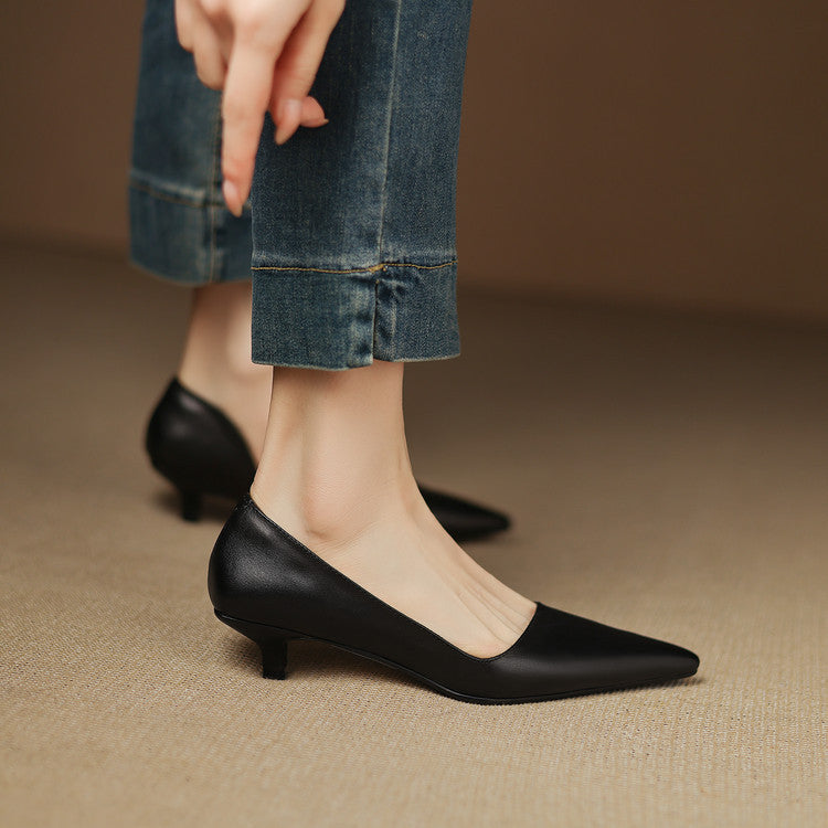 Anna-Berg | Leather Heels