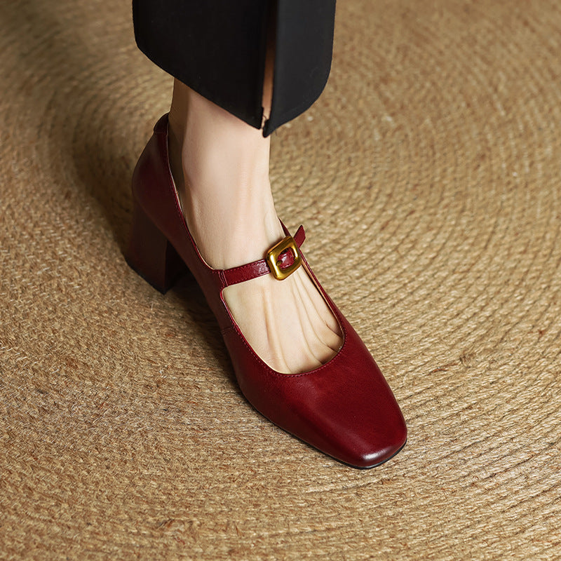 Anna-Berg | Genuine Leather Heels