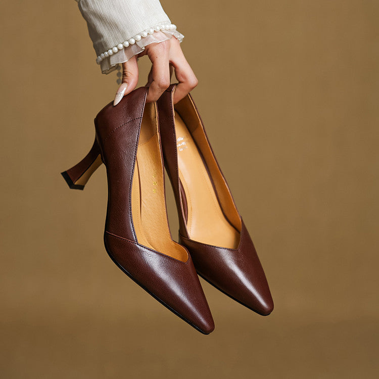 Anna-Berg | Genuine Leather Heels