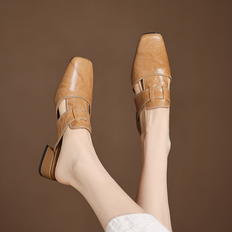 Anna-Berg | Genuine Leather Mules
