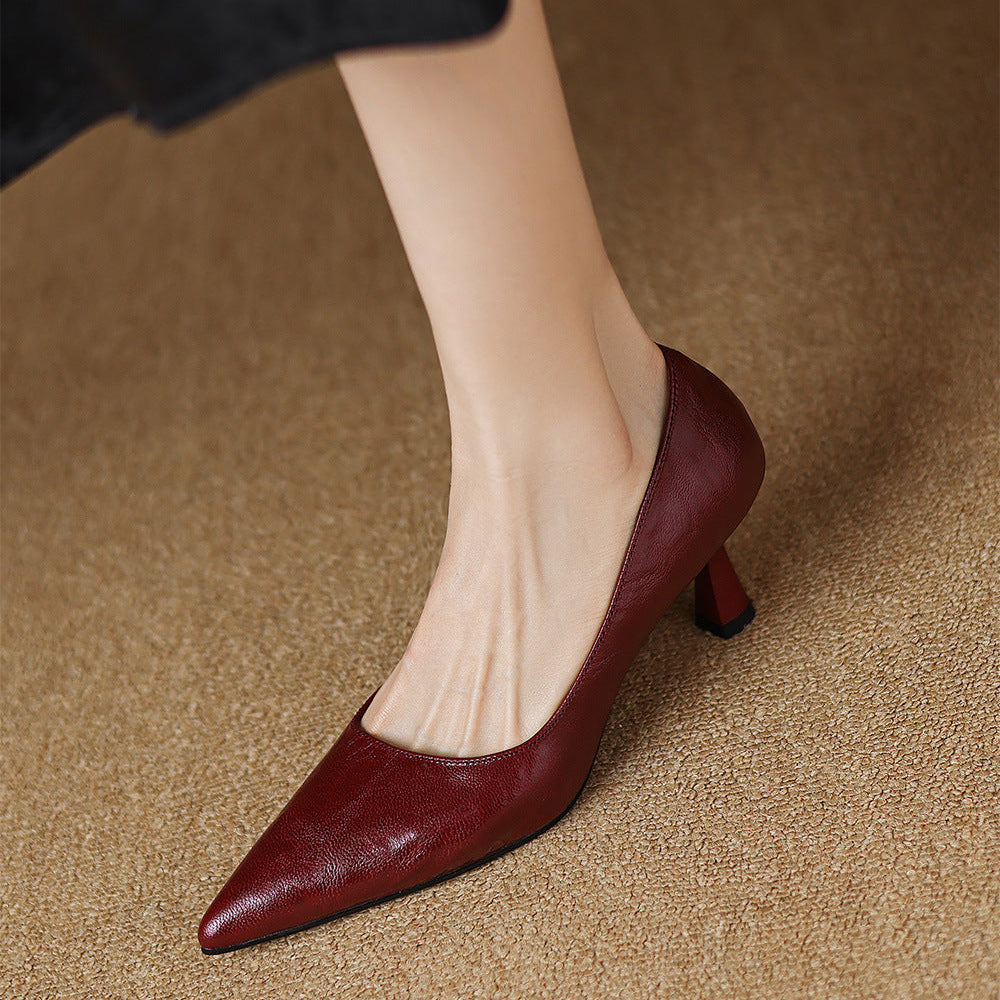 Anna-Berg | Genuine Leather Heels