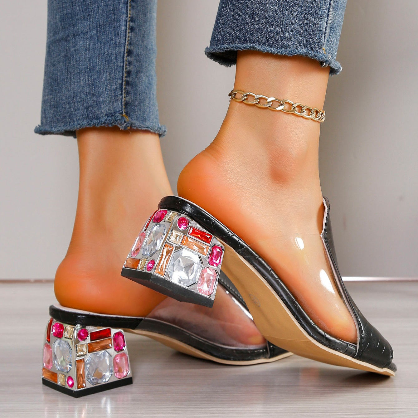 Anna-Berg | Elegant Pointed Toe Heels in Leather
