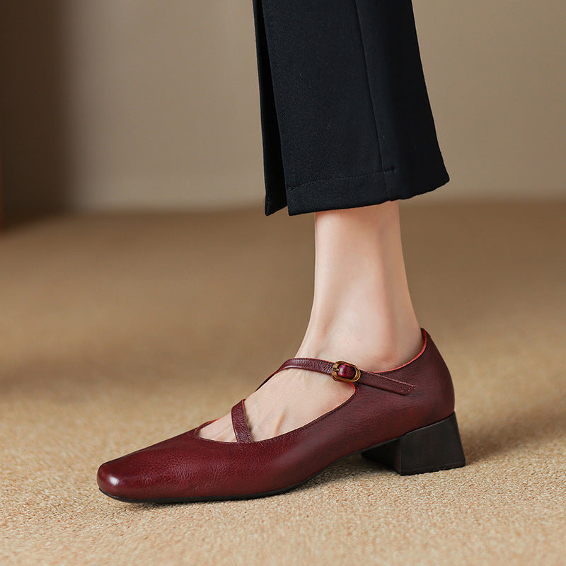 Anna-Berg | Genuine Leather Heels