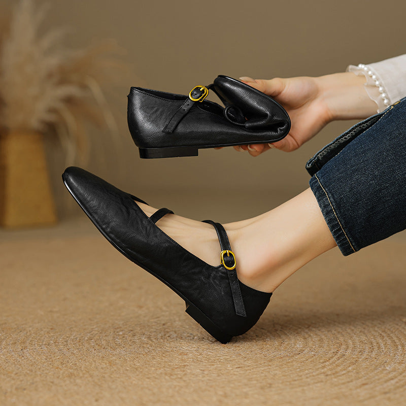 Anna-Berg | Genuine Leather Flats