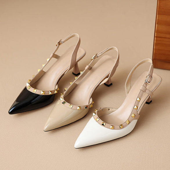 Anna-Berg | Genuine Leather Heels