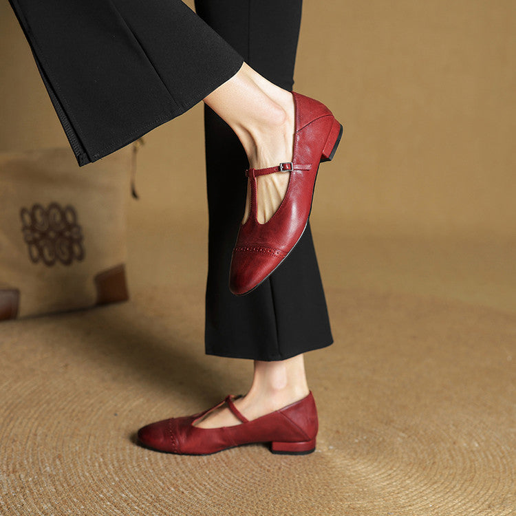 Anna-Berg | Genuine Leather Flats