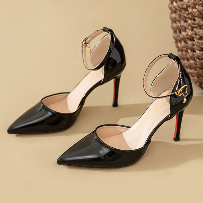 Anna-Berg | Elegant Pointed Toe Heels in Leather
