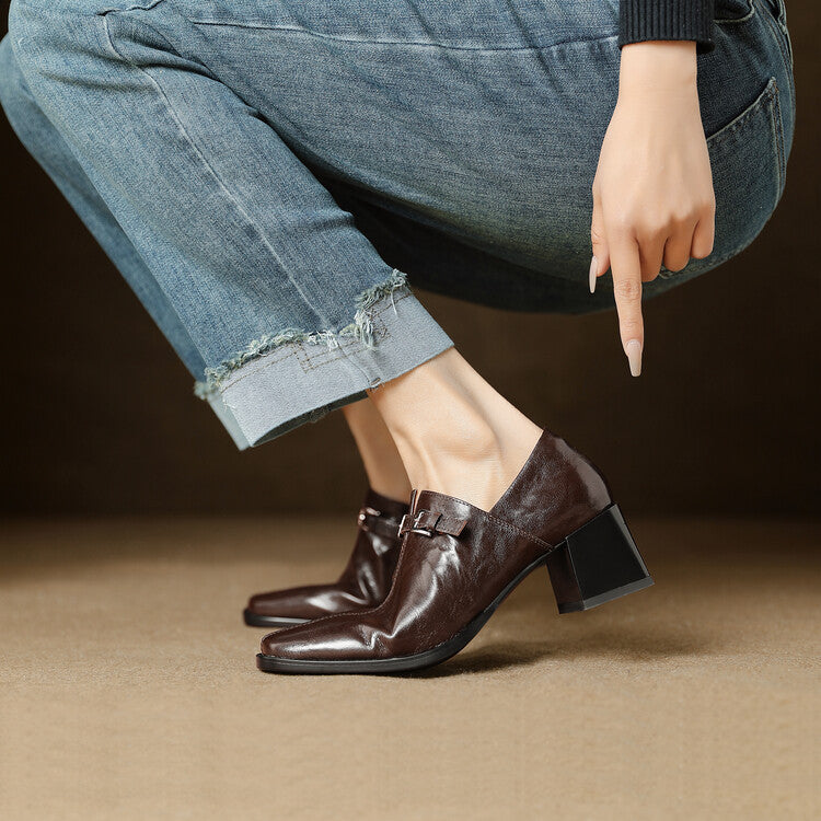 Anna-Berg | Genuine Leather Heels