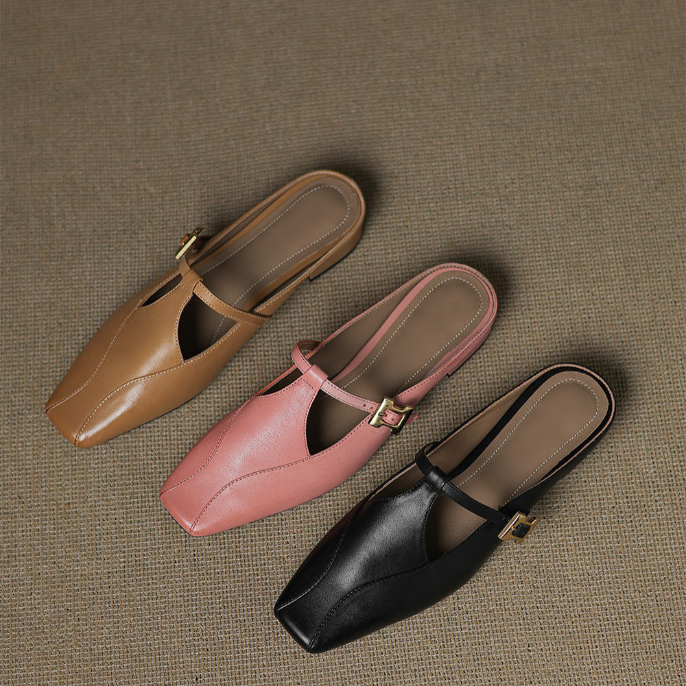 Anna-Berg | Leather Mules
