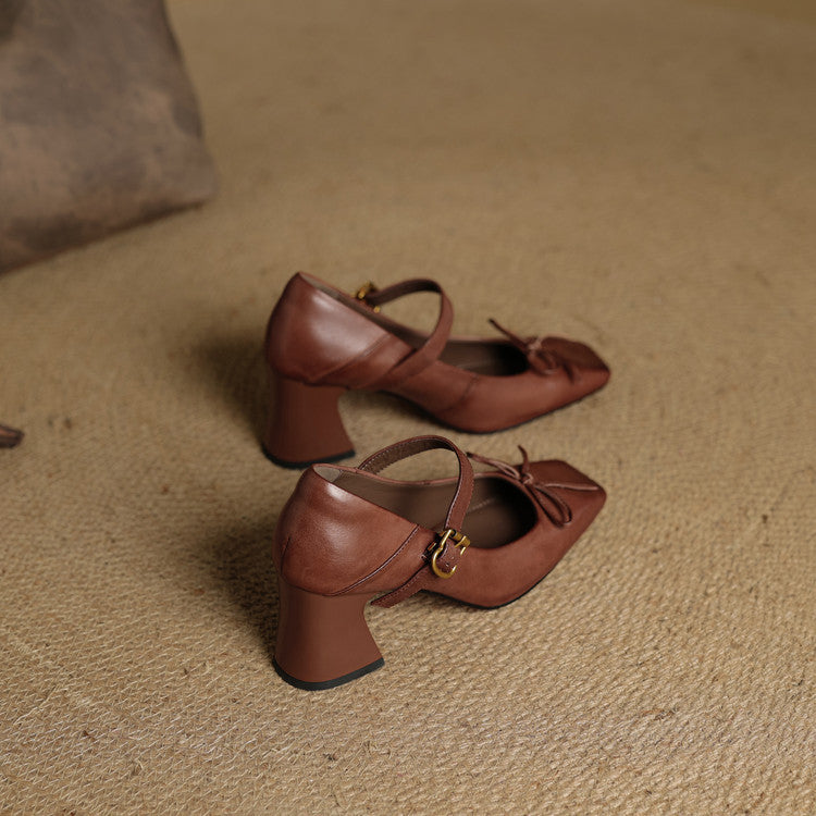 Anna-Berg | Genuine Leather Heels