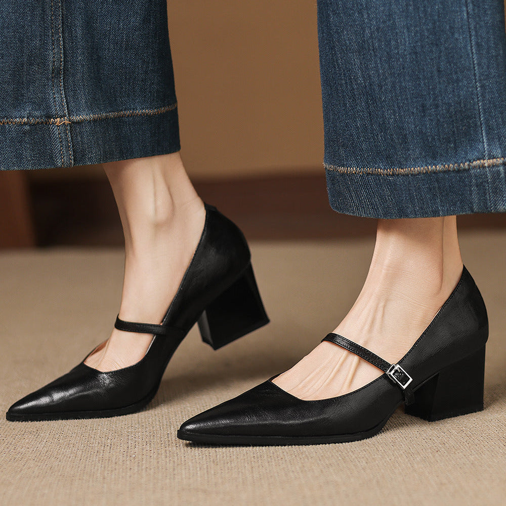 Anna-Berg | Genuine Leather Heels