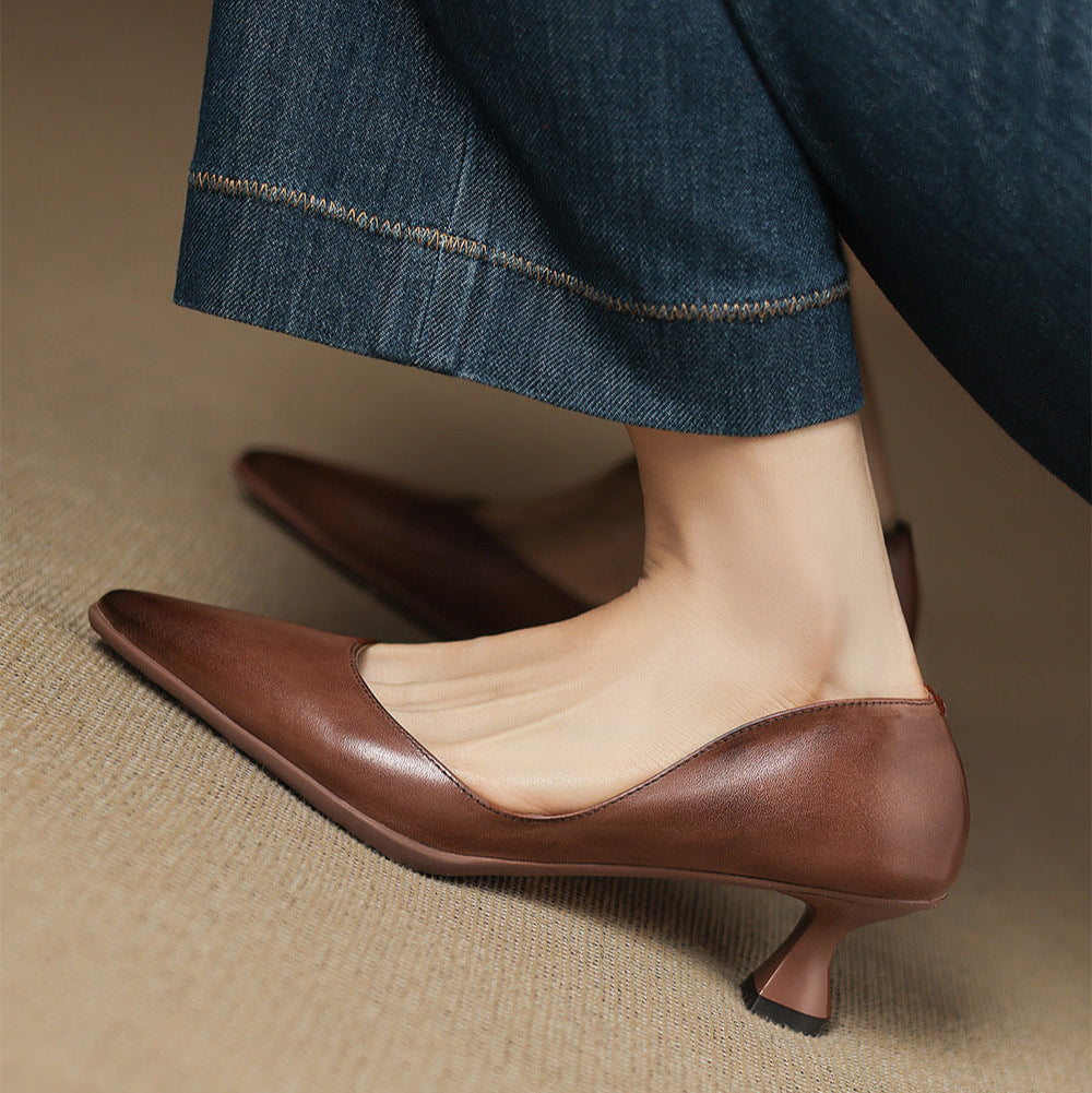 Anna-Berg | Leather Heels