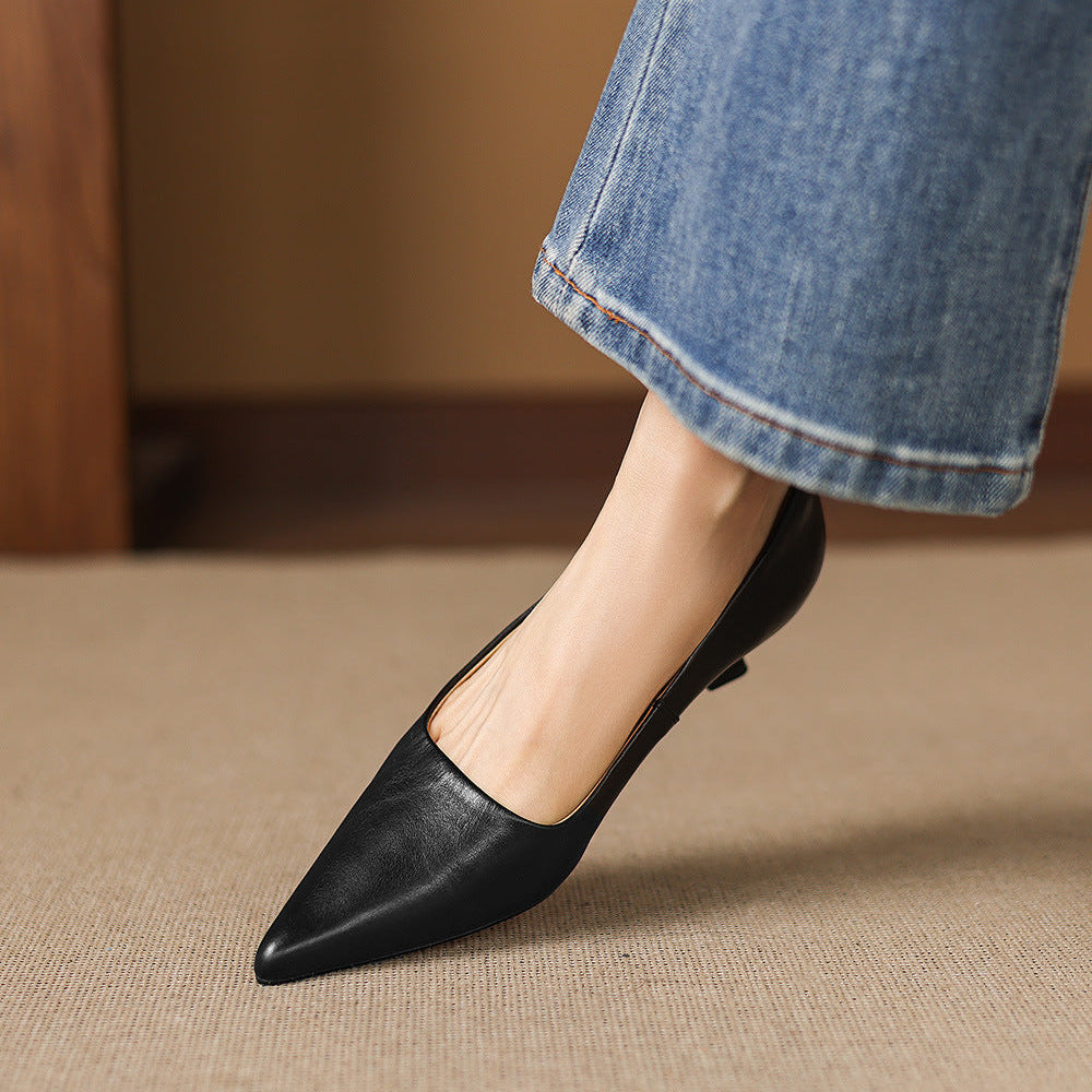Anna-Berg | Genuine Leather Heels